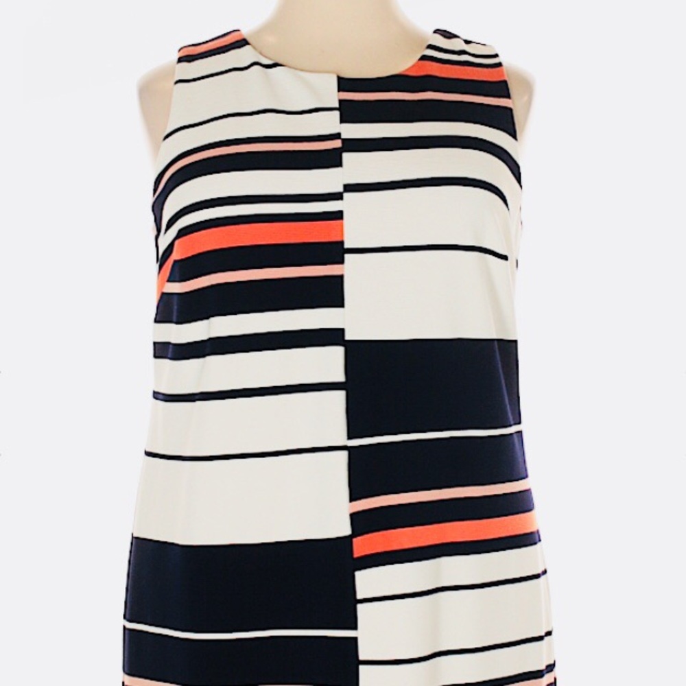 A Line Horizontal Stripe Dress